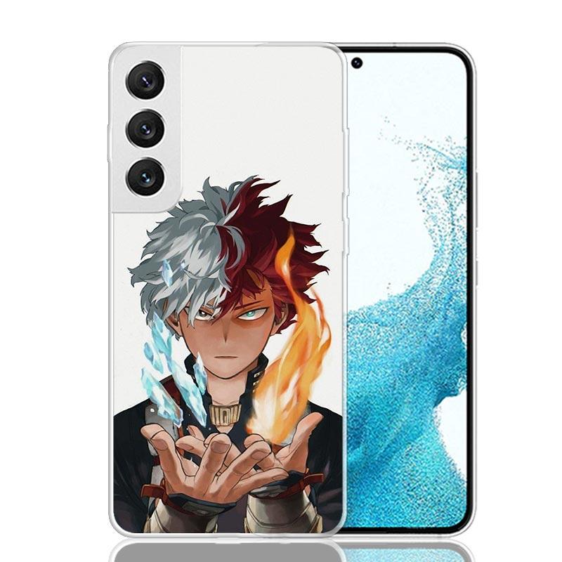 My Hero MHA Todoroki Shoto Phone Case For Samsung Galaxy S26 S25 Edge S24 S23 FE S22 Ultra S21 Plus S20 + Fundas Cover Coque Gal