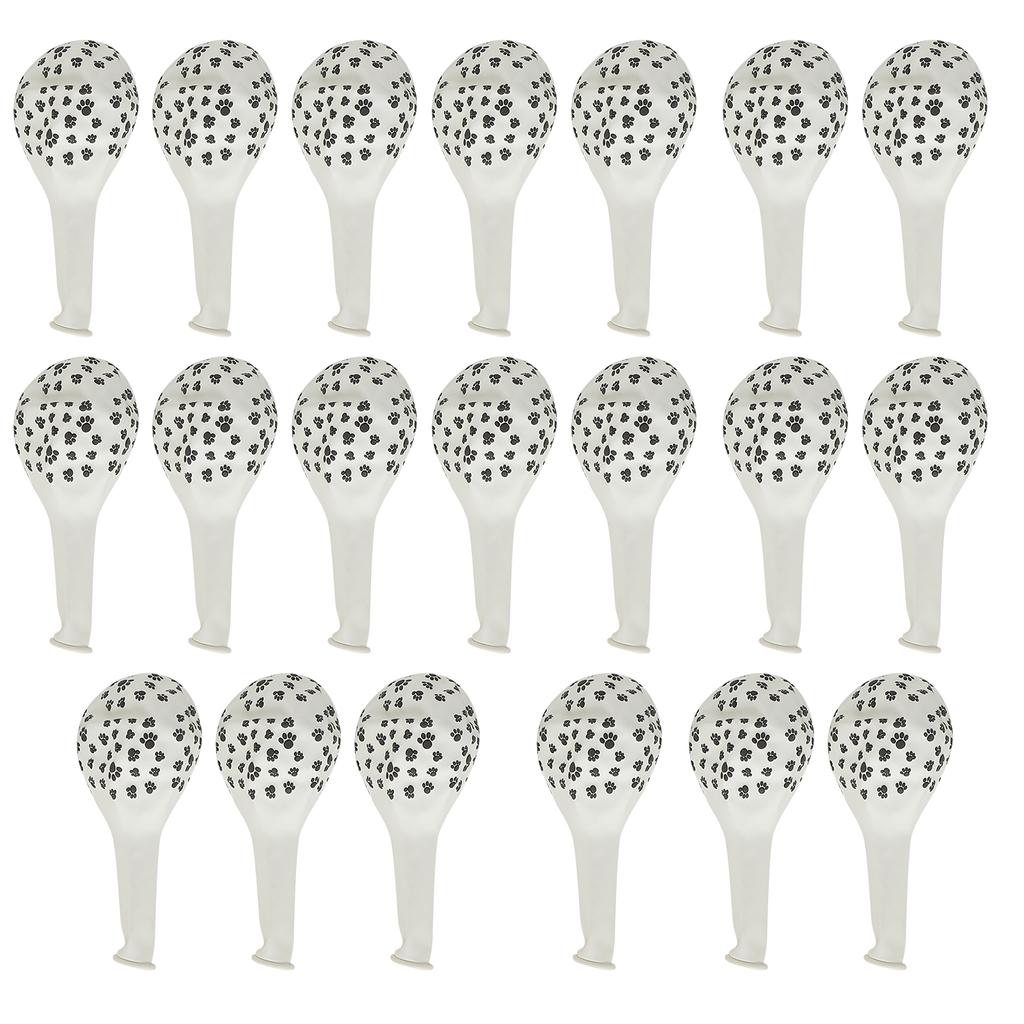 20Pcs Animal Pattern Balloons Round Latex Balloons Decoration for Birthday/Party