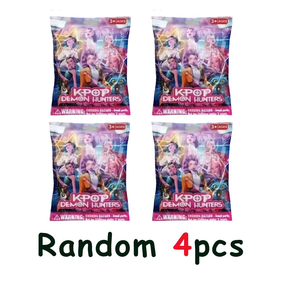 24pcs K-Pop Demon Hunters Blind Box Anime Figure Rumi Mira Zoey Sussy Dolls Blind Bag Mystery Box Decoration Kids Christmas Gift