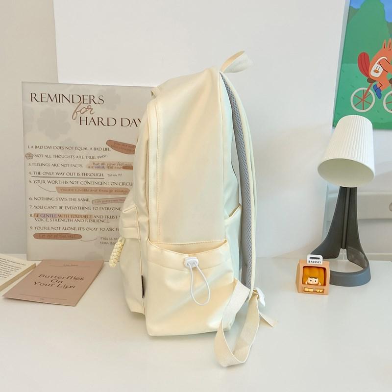 Junior High School Student Schoolbag Letter Print Women's Lightweight Backpack