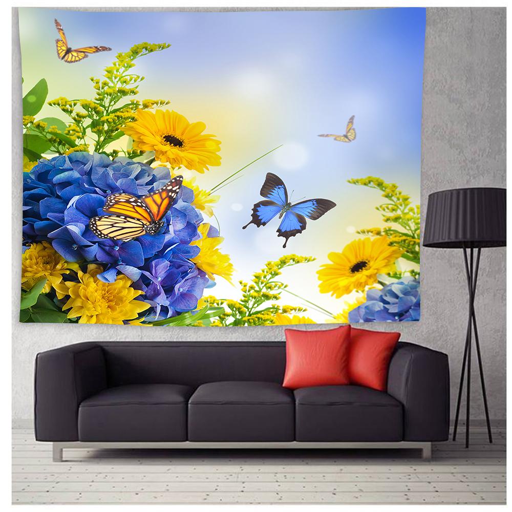 Butterfly Tapestry Colorful Butterfly Wall Art Tapestry Home Decor for Bedroom Living Room Dorm Aesthetic Tapestry Wall Hanging