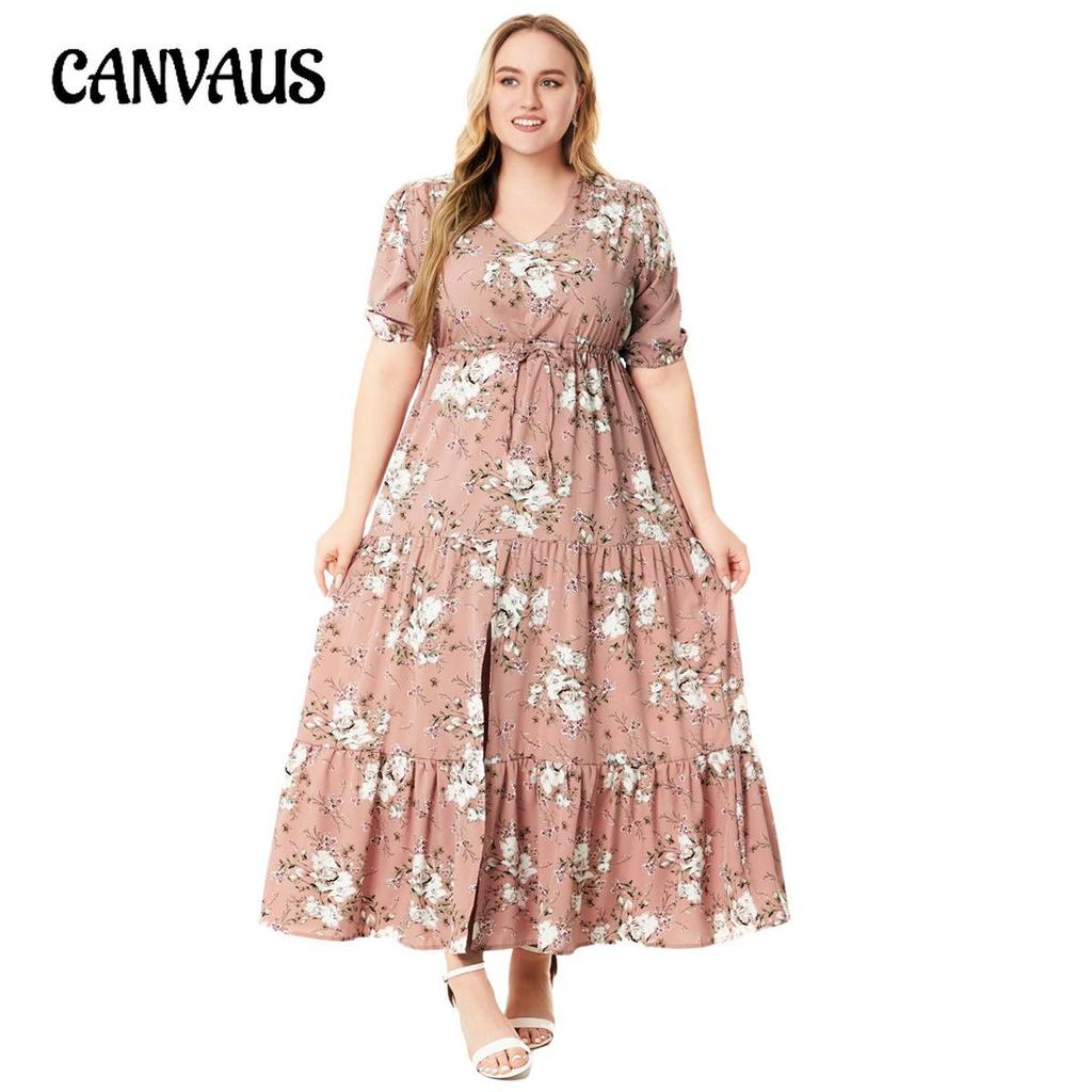 Summer Women's Dress Plus Size Bohemian Printed Loose Dresses