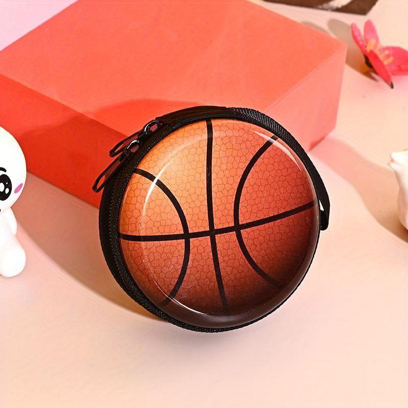 Creative Ball Pattern Coin Purse for Small Gift Fashion Change Purses Mini Wallets Zipper Storage Box