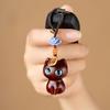 1Pc Wooden Cat Keychain Anime Cute Mobile Phone Chain Car Wooden Pendant Personality Creative Cute Keychain Accessories