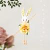 Easter Rabbit Hanging Ornament Bright Polyester Plastic Decors for Festival Indoor Outdoors Reusable 55KF