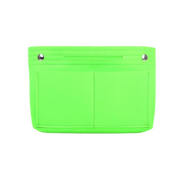 Large Capacity Felt Makeup Bag: Multifunctional Women's Travel Organizer with Snap Closure