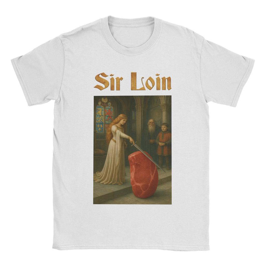Sir Loin TShirt Summer Fashion T Shirts Couple 100 Cotton Comfortable Oversize Top Tees Short Sleeve Y2K Fun Tshirt