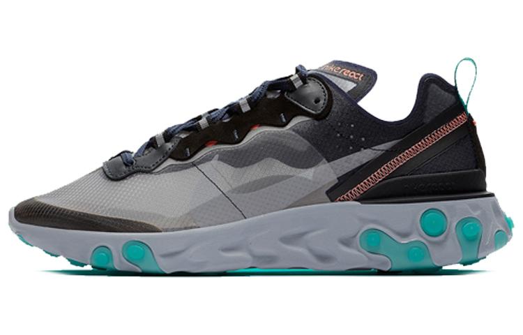 

Nike React Element 87 Black Neptune Green AQ1090-005 40.5