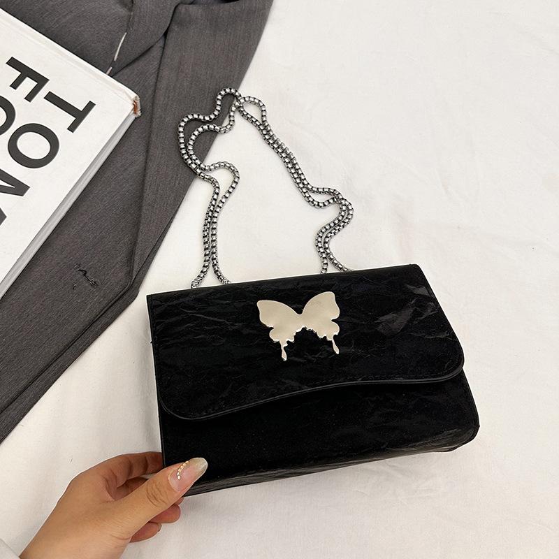 This year, the popular small bag women's 2025 new bow chain fashionable foreign style shoulder bag texture underarm women's bag