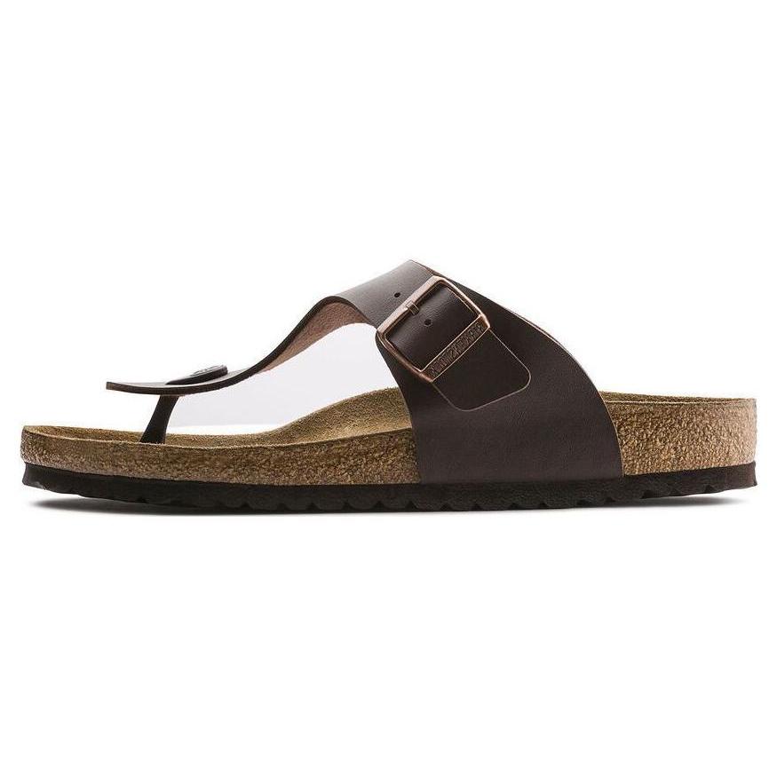 Birkenstock Ramses Тихие Быстросохнущие Шлепанцы Унисекс Темно-коричневые Обычные 0044701 45