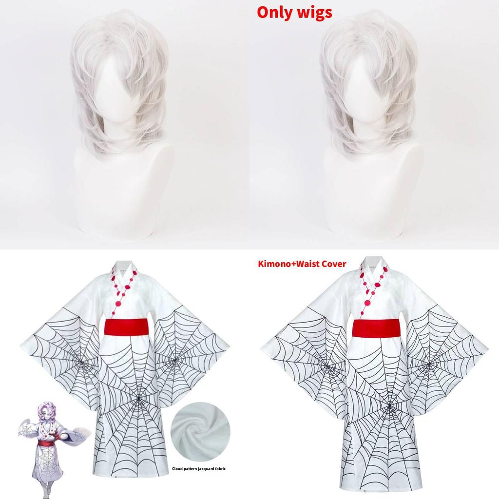 Demon Slayer Kimetsu No Yaiba Rui Cosplay Costume With Spandex For Halloween Carnival And Anime Fests