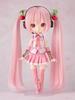 Harmonia humming Character Vocal Series 01 Hatsune Miku Sakura Miku Non-scale Fabric, Magnet, and Plastic Painted Movable Figure