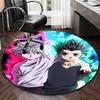 1 stuks Hunter x Hunter Killua & Gon Ronde Vloerkleed - Anime Cartoon Ontwerp Kantoorstoelmat