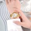 Small Disc Vintage Roman Steel Belt Watch Ladies Premium Calendar Window Luxury Quartz Watch
