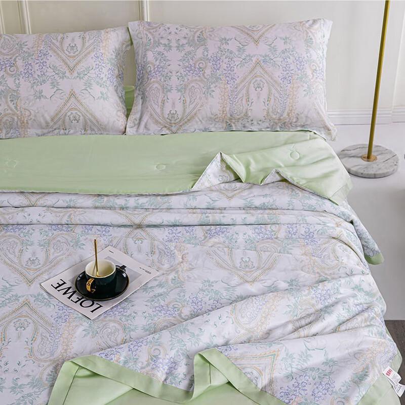 Hengyuanxiang Lyocell Print Summer Quilt Bedding Set