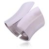 Metallic Finish Metal Bangle Extra Wide Open Bangle Bold Style Wide Cuff Bracelet  Women Fashion