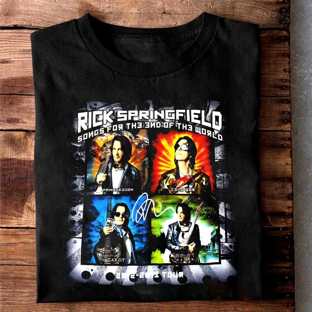 

Hot Rick Springfield Singer Shirt New Black All Size T-Shirt C1064 Unisex T-Shirt XXXL