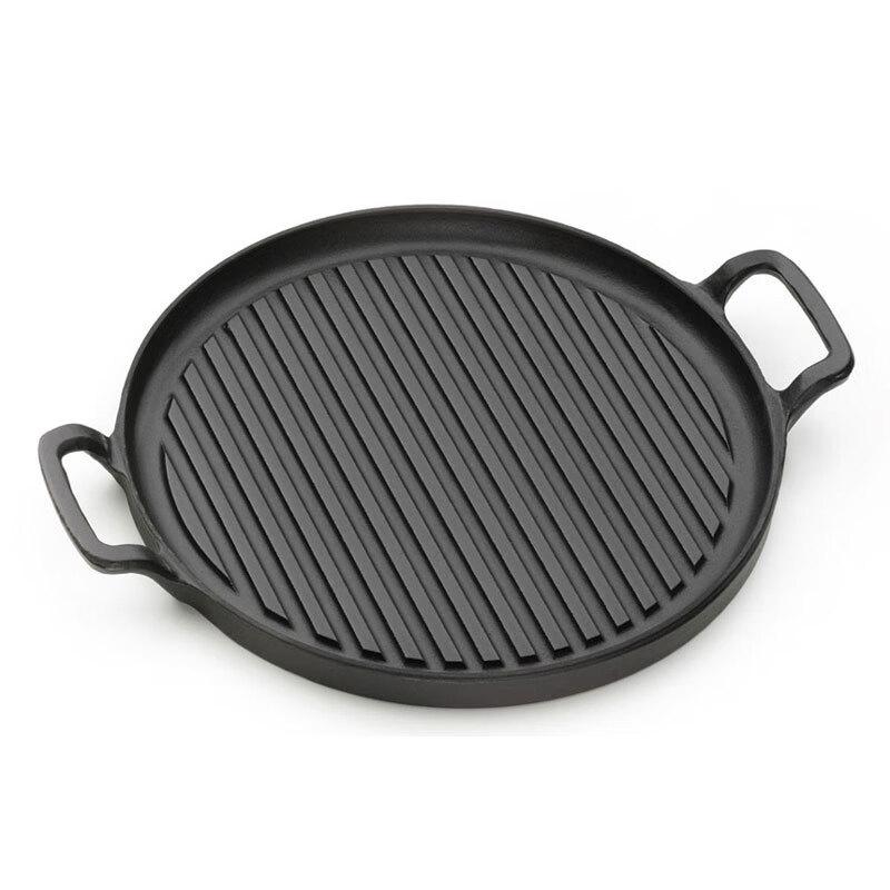 ZISIZ Double-Handle Striped Grill Pan 25CM