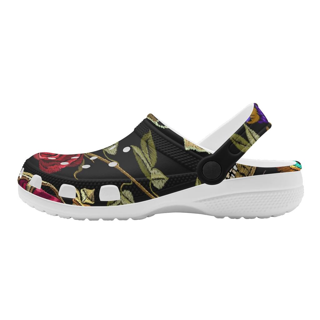 Trendy Printed EVA Clogs Women Men Breathable Lightweight Slip On Casual Footwear Soft Sole Summer Sandals Daily Walking