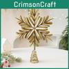 Christmas Tree Top Decoration With Snowflake And Star Design In Iron For Seasonal Festivities