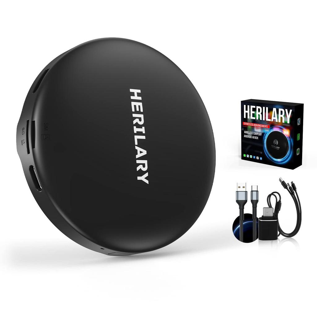 CarPlay AI Box with HDMI Android Stream and More On Your Car Navigation Converts Wired Auto Connections To Turns Navigation Into a Certified by