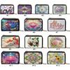 DIY Diamond Painting Art Card Holder Kits Zipper Closure 5D Diamond Painting Art Portable Card Bag