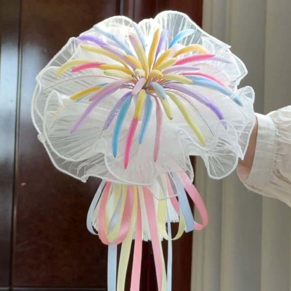 Romantic Twist Stick Bouquets Material Kit Creative Bendable Stems LED Glow Bouquets Colorful Funny New Year Bouquets