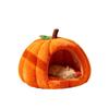 Pumpkin Nest Pet Bed: Cozy Winter Blanket for Cats, Dogs, Rabbits & Guinea Pigs