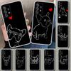 French Bulldog Black White Phone Case Cover For Samsung Galaxy A12 A22 A32 A52 A72 A02S A51 A50S A31 A20S A10S Note 20 Ultra 10