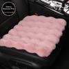 Heated Car  Cushion Winter Warm Comfortable Bubble Velvet Simulation Rabbit Fur Car  Pad 5 Seats Non-Backrest
