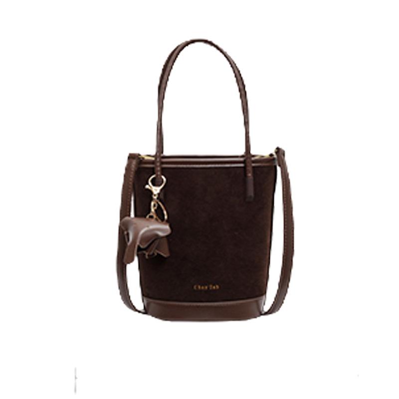 Bucket Bag Fashion Women'S Bag Versatile Fashion Messenger Bag Retro Shoulder Handbag Luggage