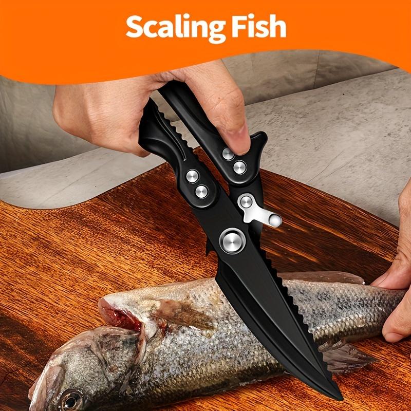 Hochwertige, robuste Hühnerknochenschere mit stabilem, rutschfestem Design, automatischem Rückfederungsmechanismus, spülmaschinenfest
