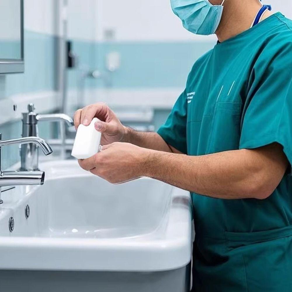 2PCS Soft Brush Hand Washing Brush Double Sided Cleaning Brush Nail Seam Cleaning