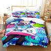 3D Anime Uma Musume Pretty Derby Twin Turbo Bedding Set,Duvet Cover Bed Set Quilt Cover,King Queen Twin Size Boys Girls Adults