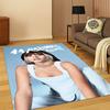 Cute Aitana Spanish Singer Carpet Rug for Bedroom Living Room Sofa Playroom Doormat Home Decor,Kid Game Area Rug Non-slip Gift