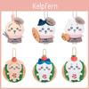Portachiavi Peluche Chiikawa Con Imbottitura in Cotone PP Per Decorazione Zaino e Giocattolo da Collezione