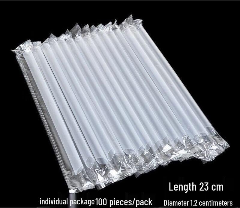 ZISIZ Disposable Boba Tea Straws