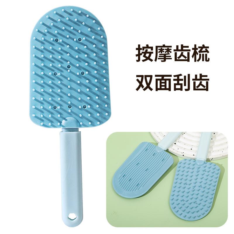 Dog cat comb open knot hair removal artifact pet self-cleaning comb row comb massage hair removal special pet comb