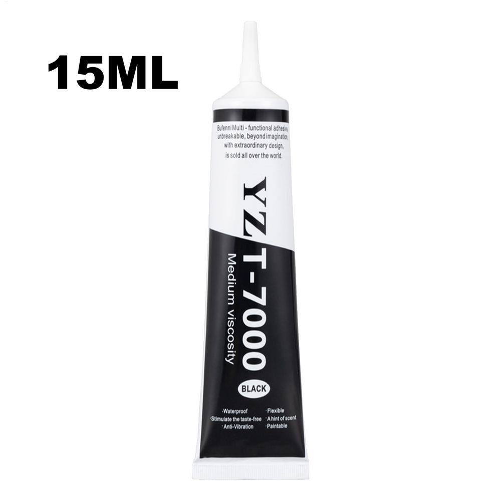 

T7000 Black Soft Adhesive T-7000 Computer Cell Phone Touch Screen Repair Frame Anti-vibration Waterproof Universal Glue