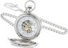 Charles Hubert, Paris Men's Pocket Watch, Mechanical Hand-Wound with Photo Frame, 3847