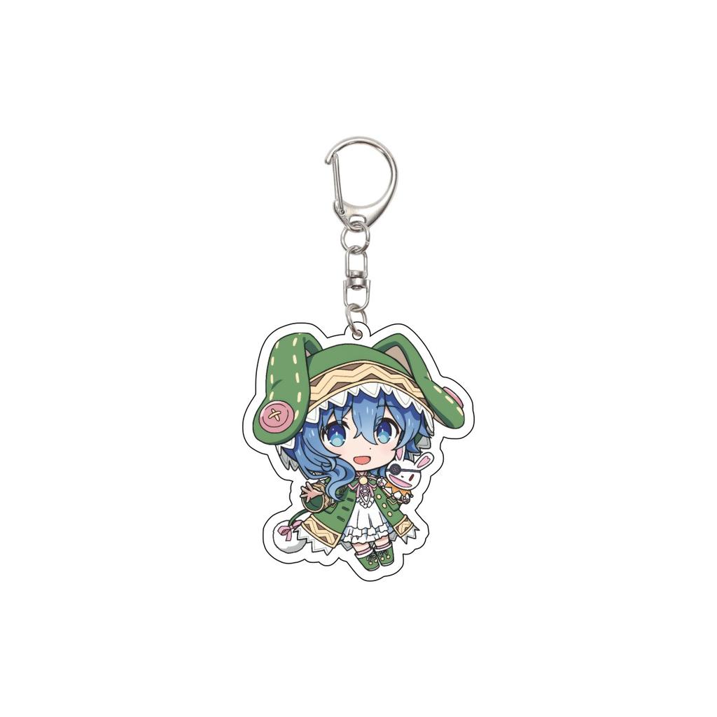 55MM Anime DATE A LIVE Keychain Itsuka Shido/Yatogami Tohka/Yatogami Tenka Key Chain Acrylic Model Plate Christmas Gifts