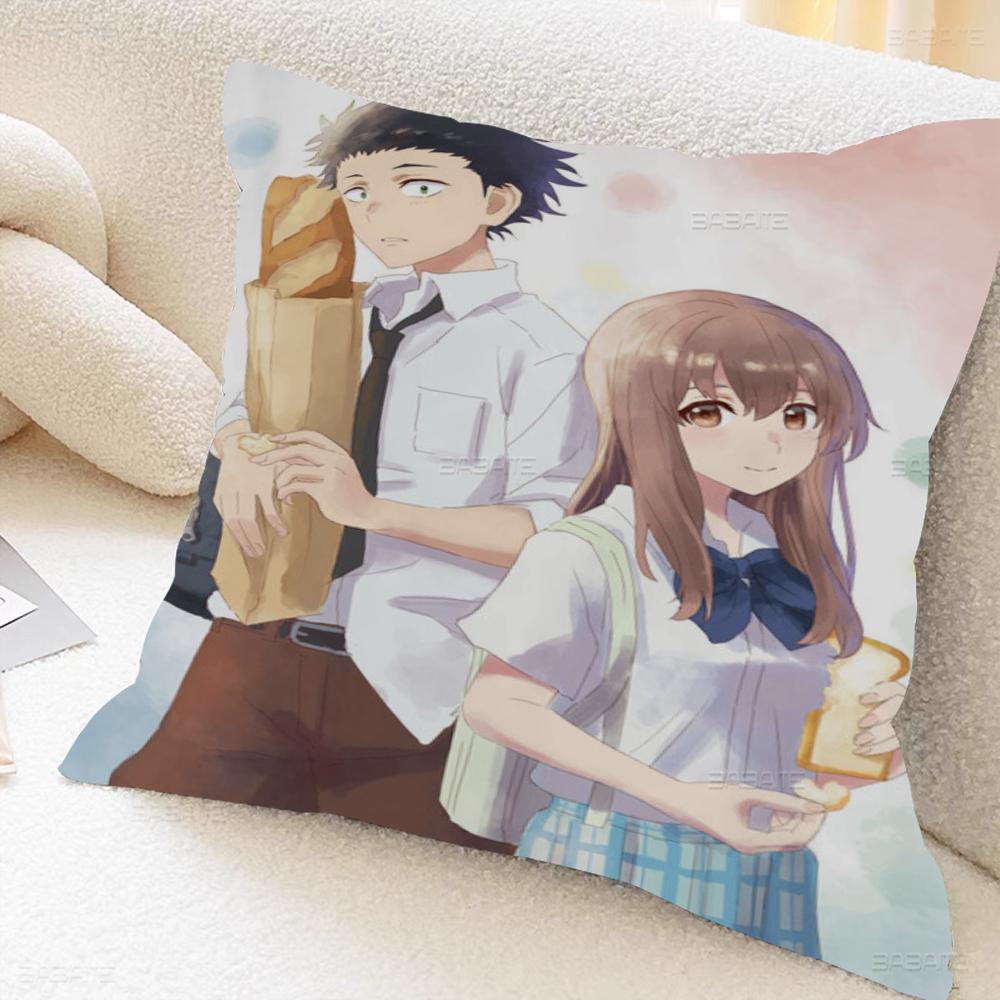 A Silent Voice Pillow Anime Pillow Sofa Bed Head Pillow Cover Cushion Cover 45x45 Cm Fashion