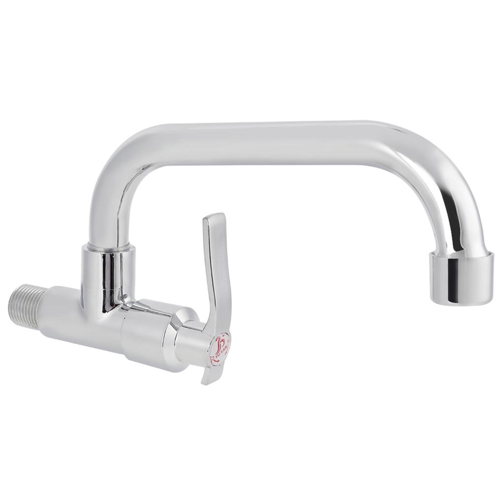 G1/2in Wall Mounted Single Cold Water Tap Sink Water Faucet for Home Kitchen Use