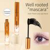 Thick Curly Eye Black Waterproof Non Smudging Slim Durable And Makeup Free Eye Black Gold Color Mascara