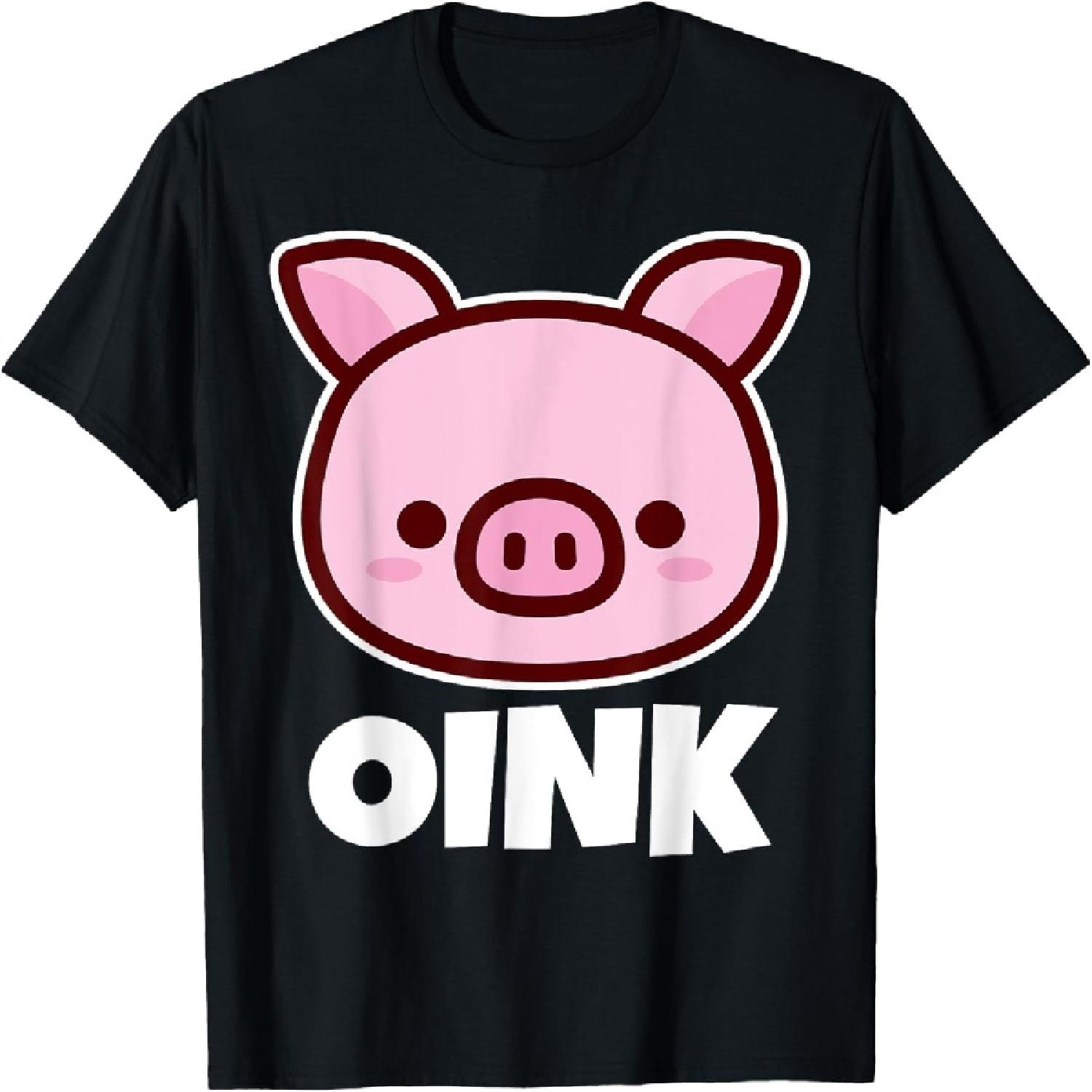 ХРЮК Футболка со свиньей _ Футболка для любителя свиней _ Детская футболка со свиньей S