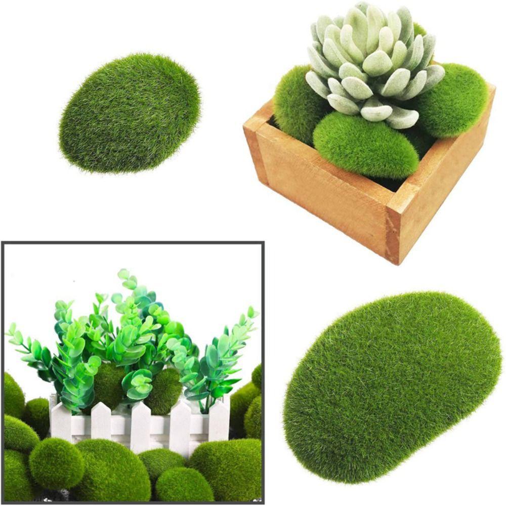 Landscap Wedding Decoration Floral Arrangements Fake Rock Moss Artificial Grass Artificial Plants