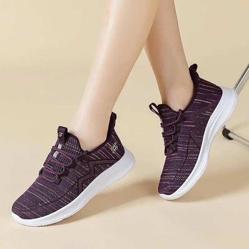 Original Spring Autumn Lace Up Ladies Footwear Comfortable and Elegant Y2k Fashion Deals Trends 2025 High Quality Women's Shoes