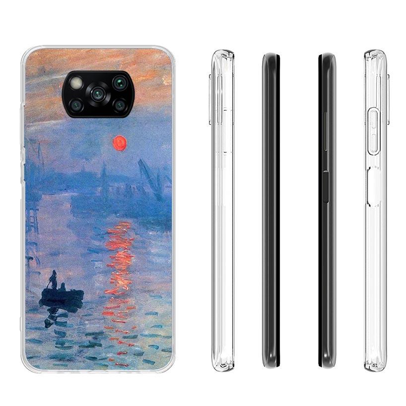 Claude Monet Garden Lotus Bridge Case Phone Cover for Xiaomi Mi 11T 12T 10T 9T Pro 11i 12X 13 12 11 10 9 8 Lite 6X 5X A3 A2 Tren