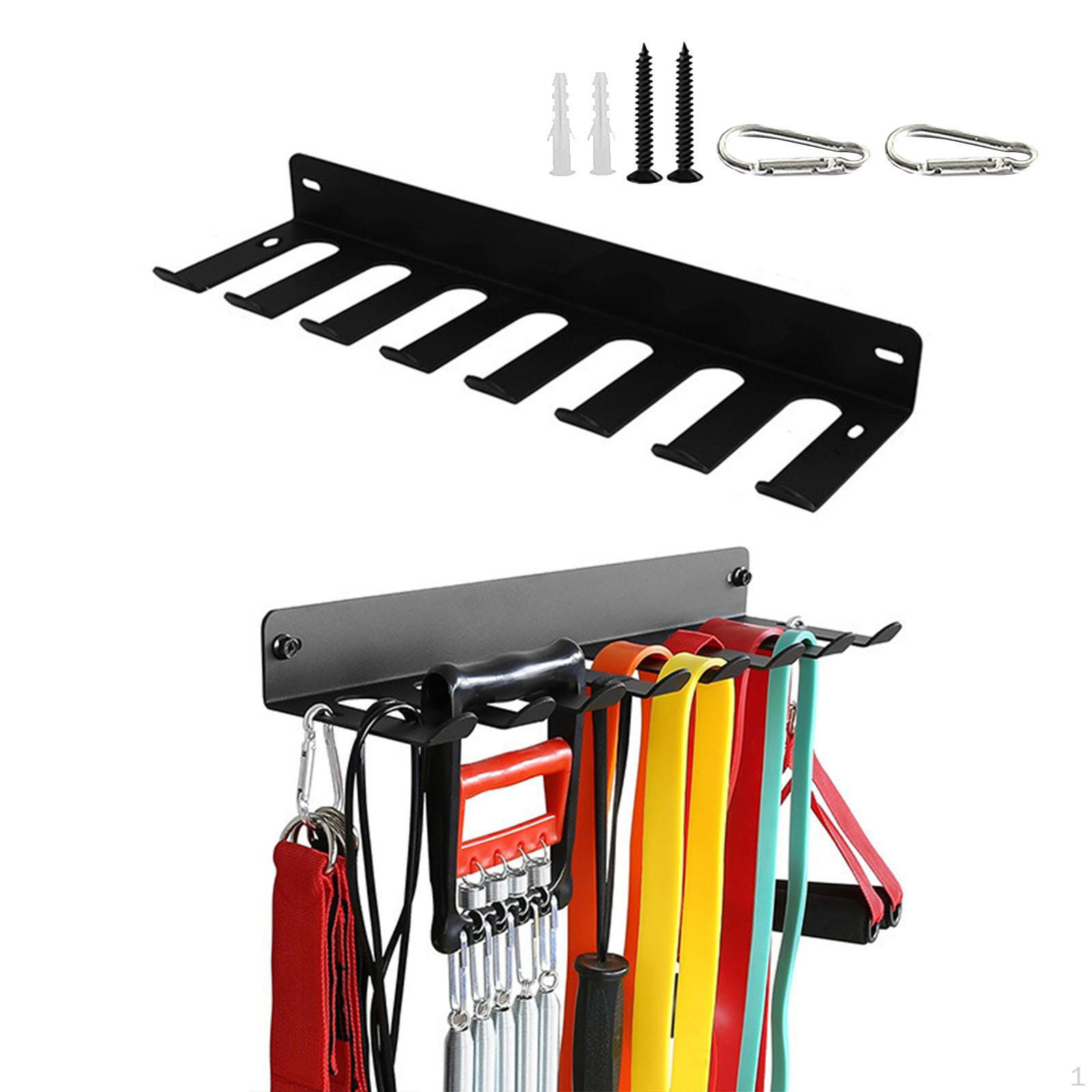 

Стеллаж для хранения домашнего тренажерного зала, держатель для оборудования для фитнеса, украшение для оборудования, настенная подвесная организация Short