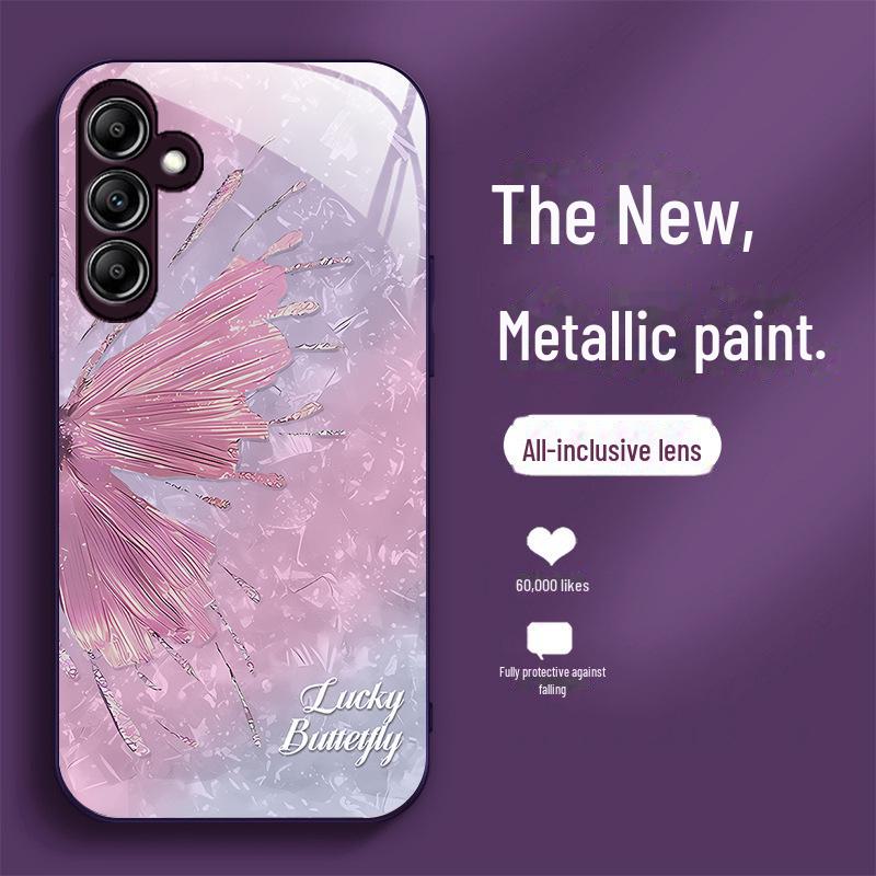 

Чехол Gradient Butterfly для Samsung A53, A32, S21 FE - Полная защита, защита от падения A14 5G